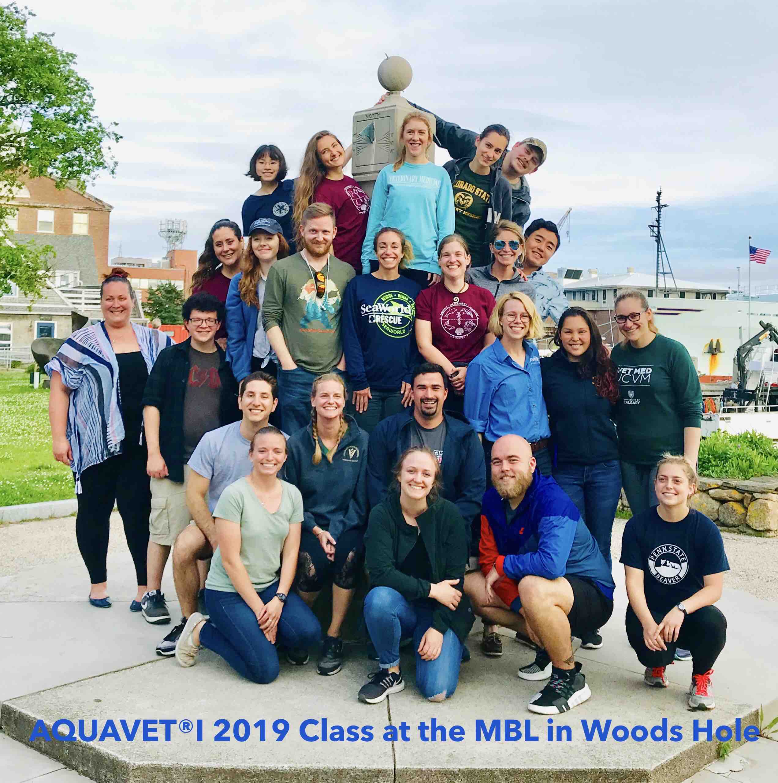 Aquavet I 2019 Class at the MBL in Woods Hole Picture