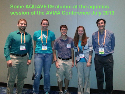 AQUAVET Alumni at AVMA Meeting  in 2013