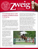 Cover of the Zweig Newsletter of Dec 2023