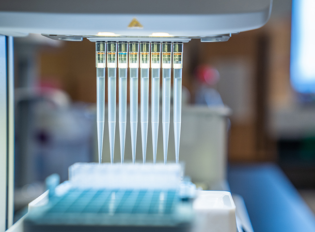 Automated pipetting