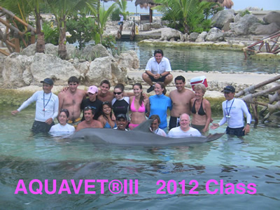 AQUAVET III Class Photo WITH DOLPHIN