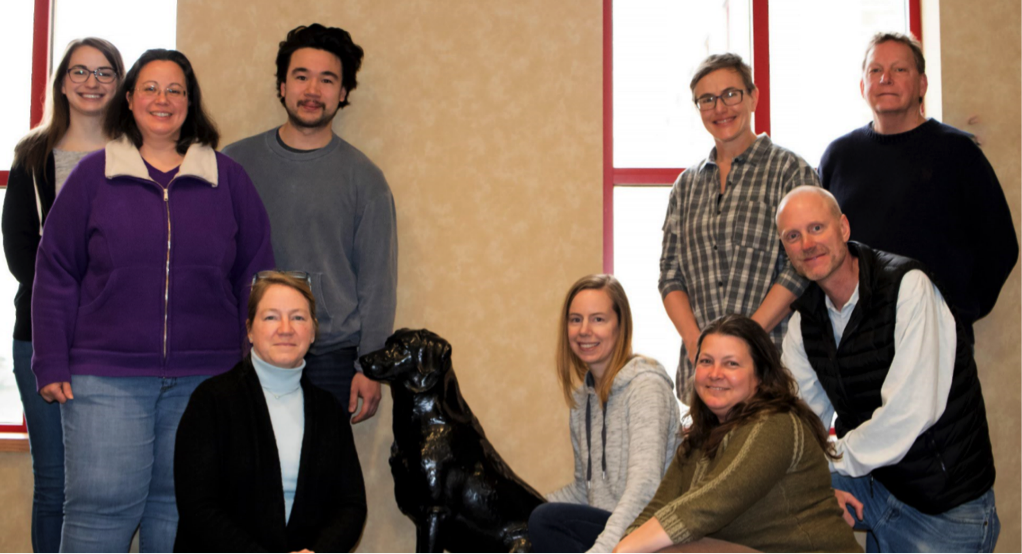 The Baker Institute group posing for the camera