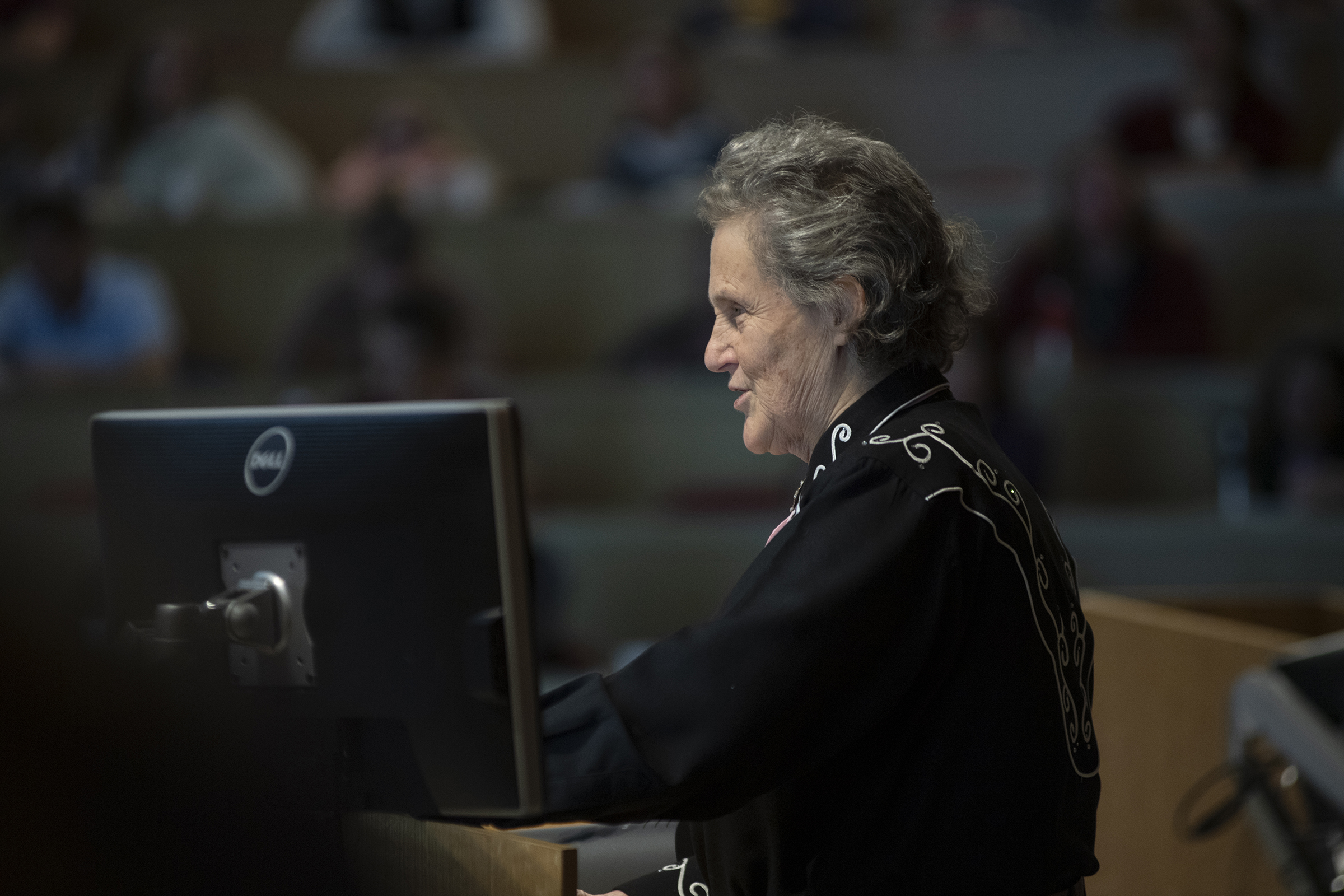 Dr. Temple Grandin speaks at the Cornell Veterinary College