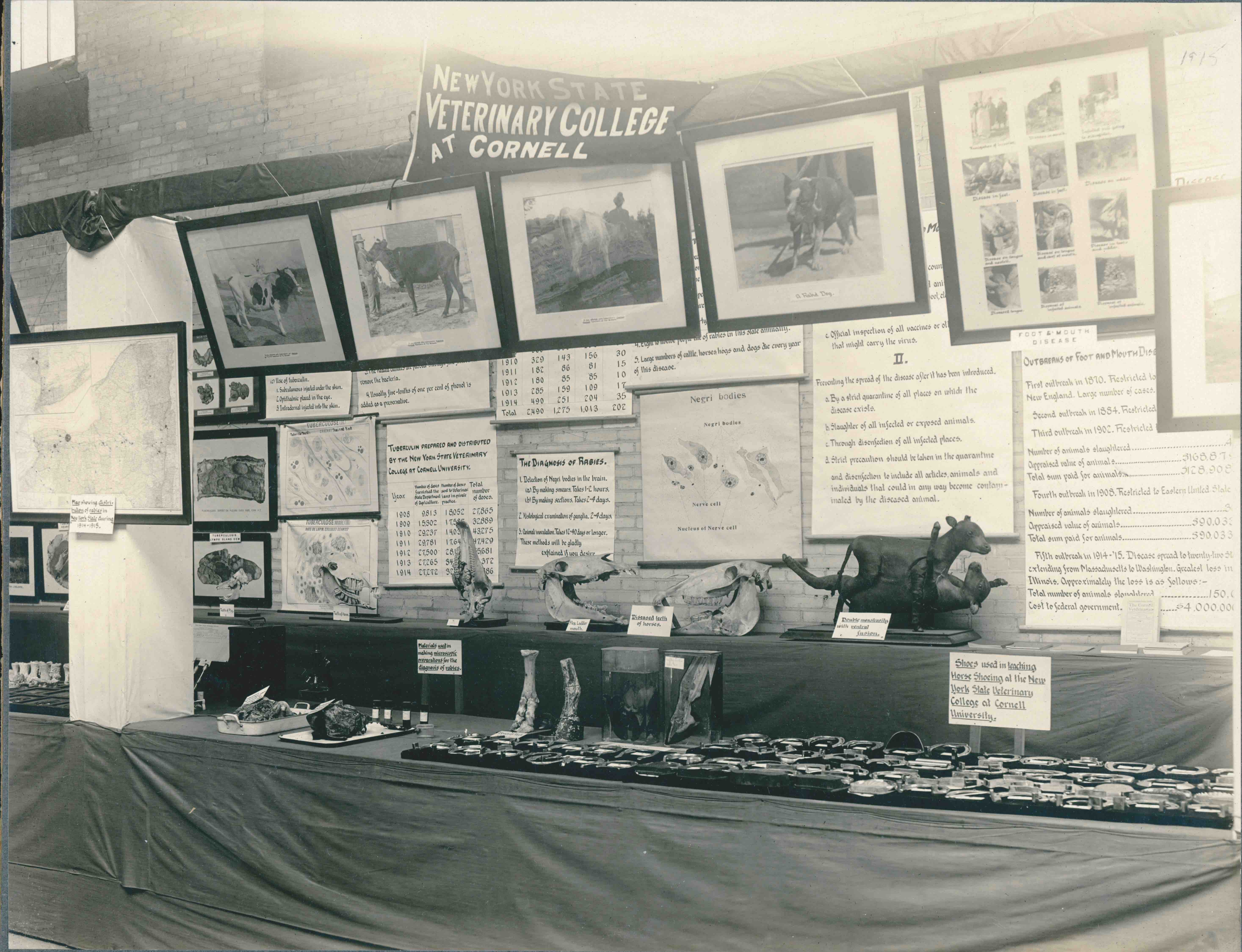 The CVM
exhibit at the 1916 fair.