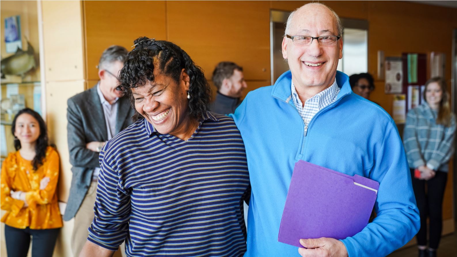 Dr. Margaret Bynoe and Dr. Ted Clarke