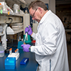 Don Miller in lab