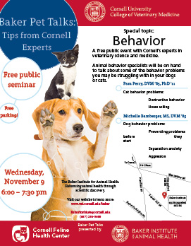 Baker Pet Talks Flyer