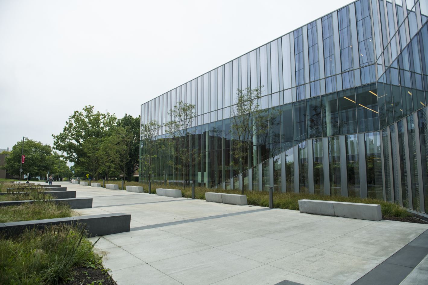 exterior shot of schurman hall