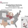 Cornell's Animal Health Diagnostic Center publishes H3N2 map