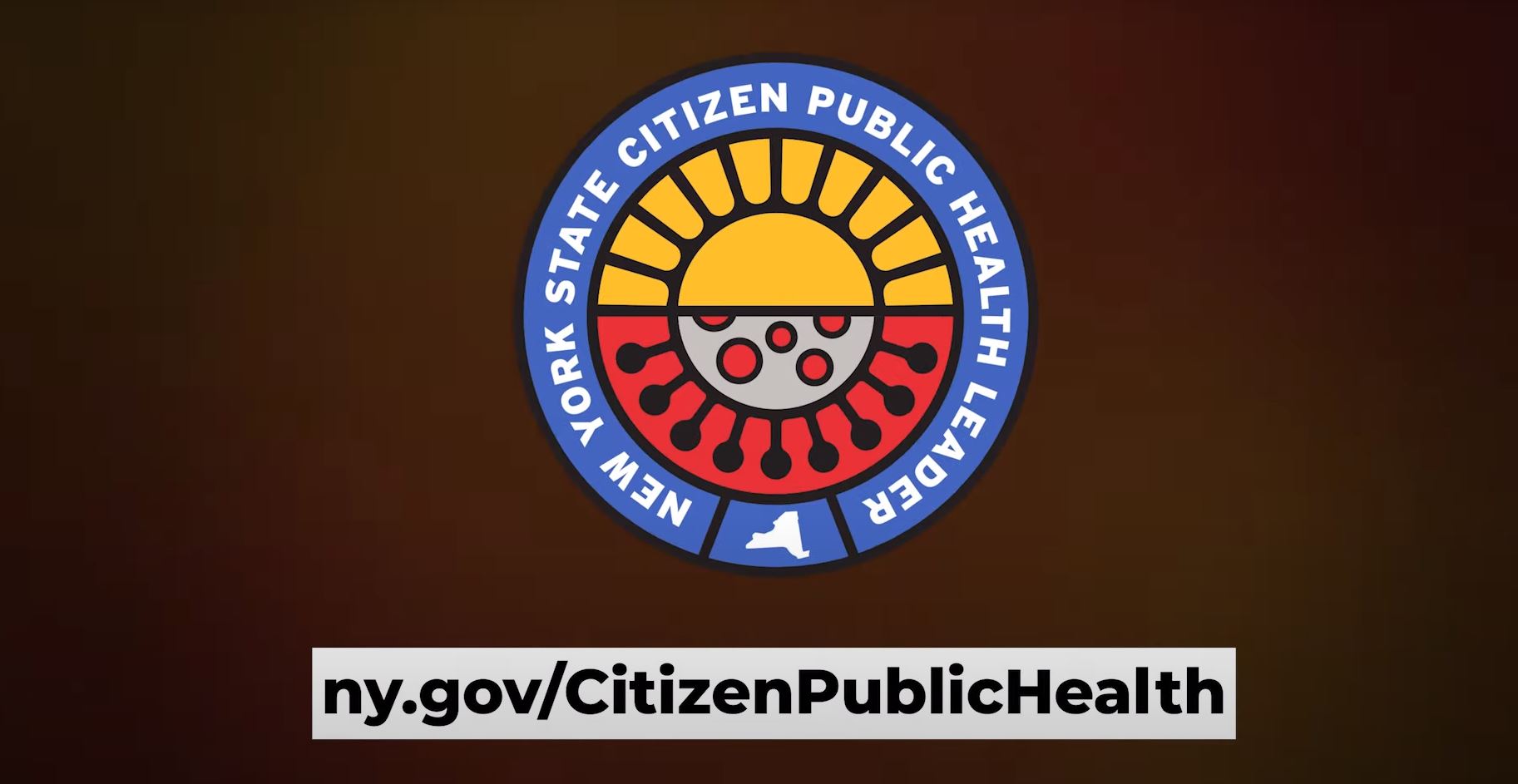 screenshot of NYS citizen public health leader logo