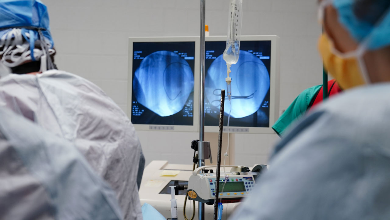 Imaging of a surgery in progress