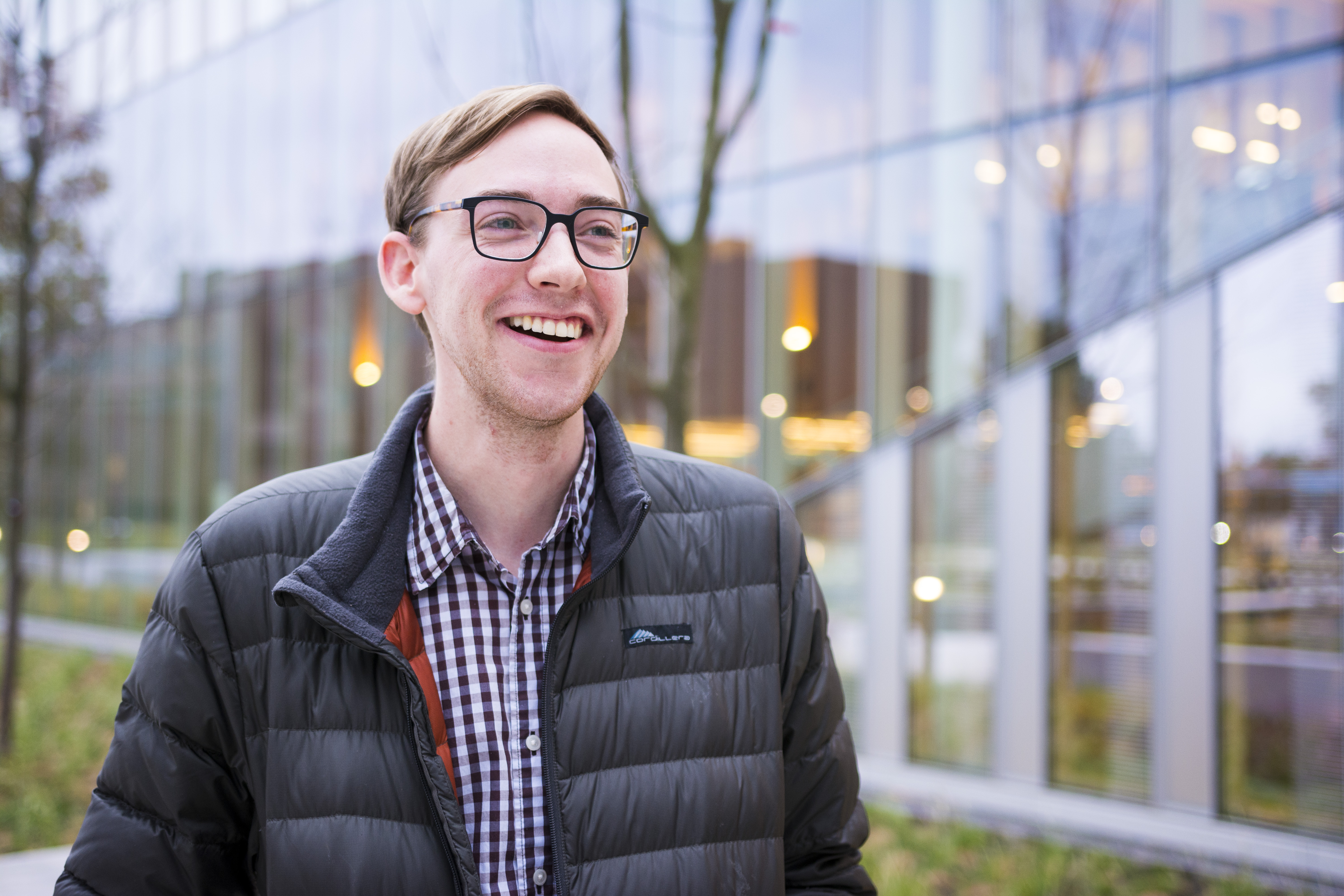 Perry Koehler '16, a second-year veterinary student.