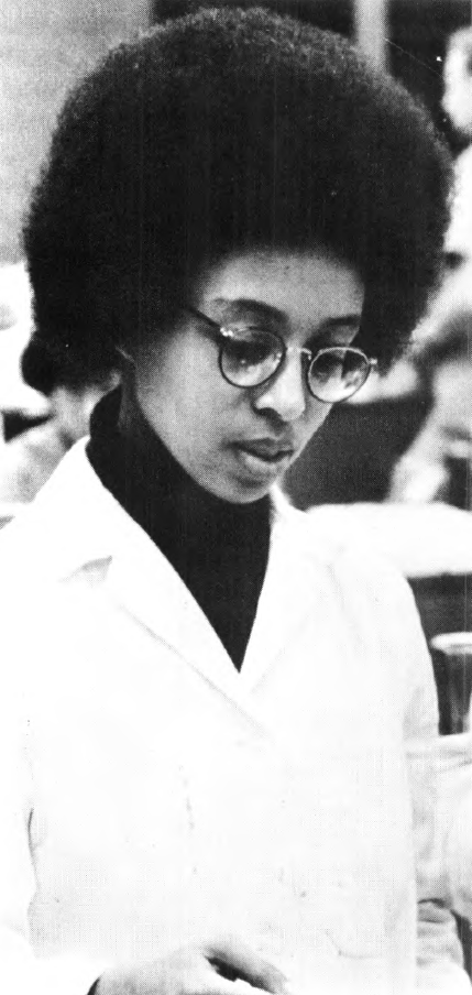Rochelle Woods in the CVM Class Yearbook 1977