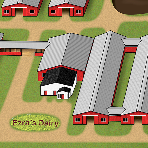 Ezra's Dairy Map