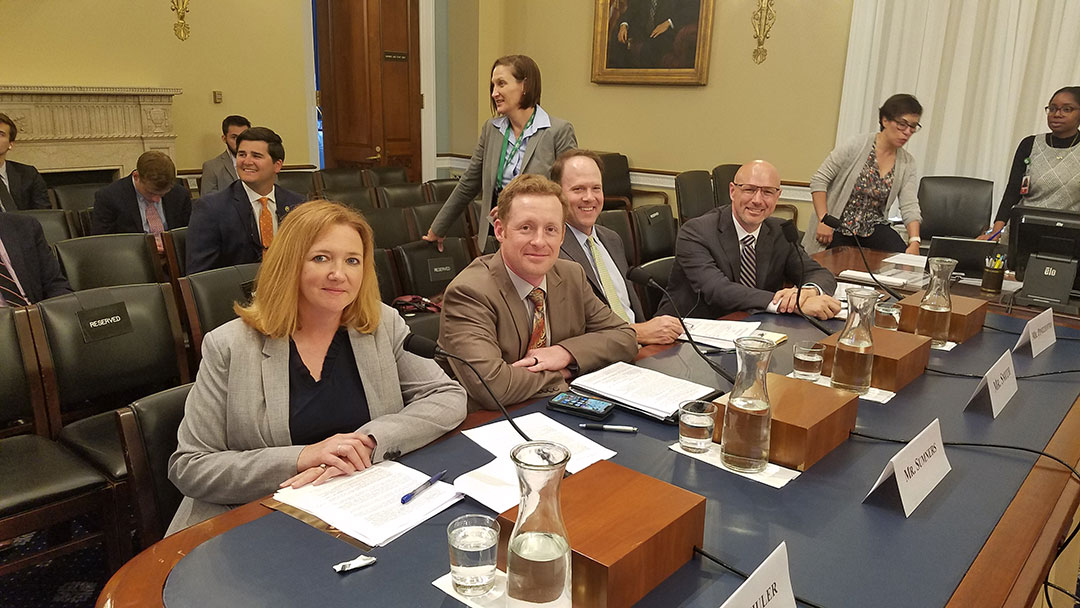 Dr. Krysten Schuler, Jason Summers, Carter Smith and Nick Pinizzotto. Photo provided.
