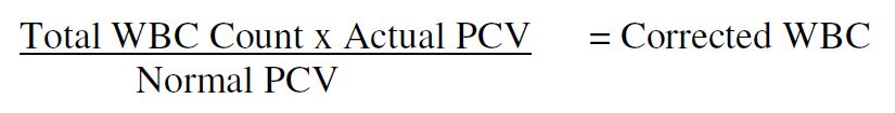 Total WBC Count formula