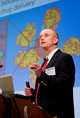 Alex Travis presenting at NIH