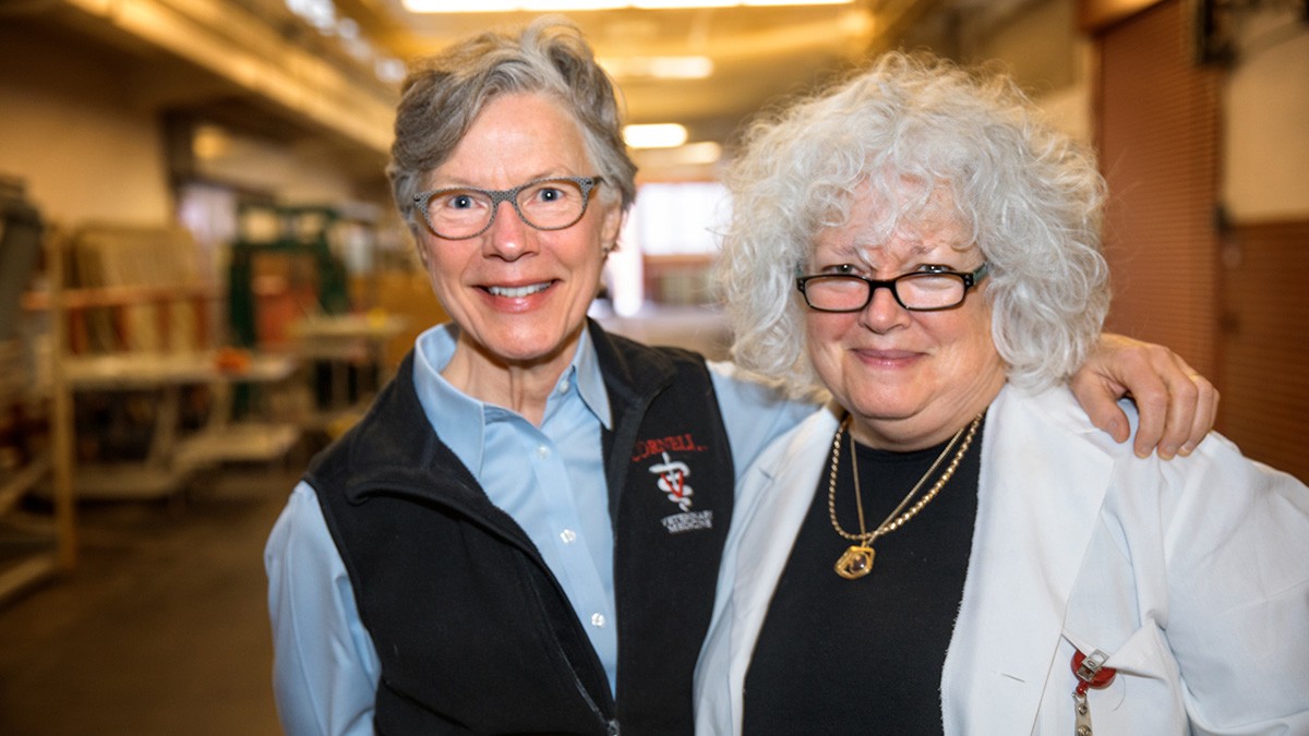 Nominators Carolyn McDaniel and Nita Irby at the George Peter Award celebration for Gerald Willis.