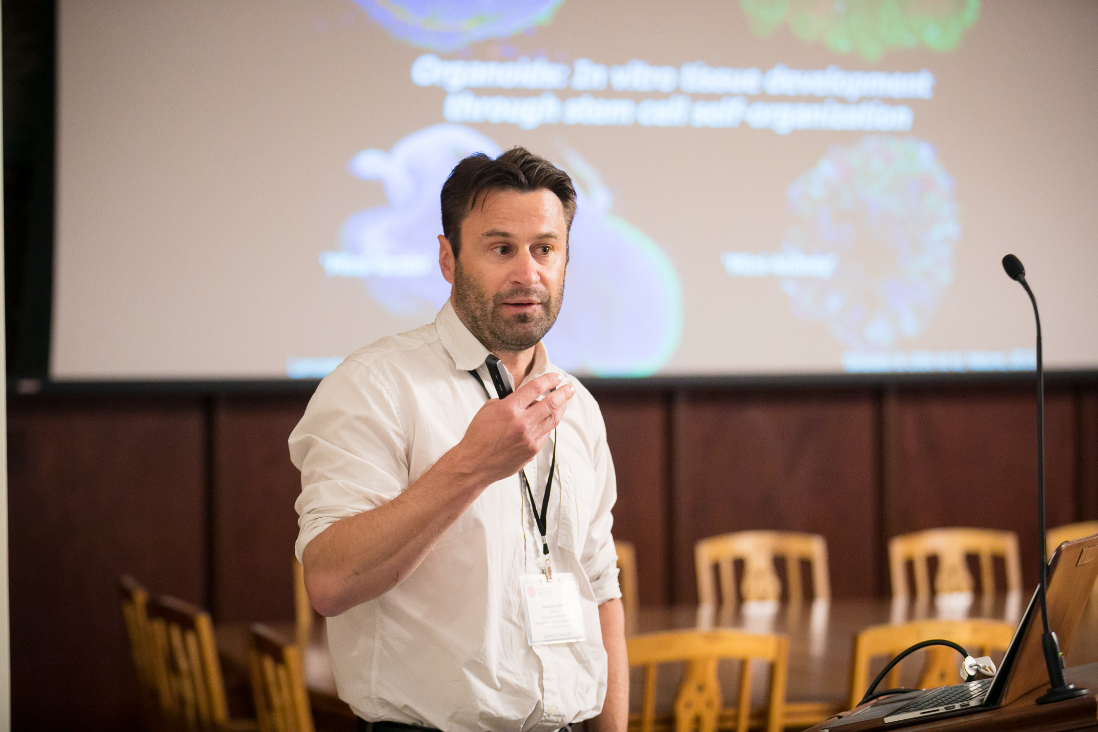 Matthias P. Lütolf gives keynote talk at the Cornell Stem Cell Retreat