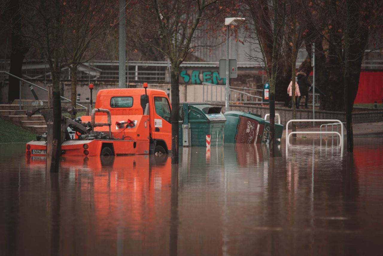 flooded street