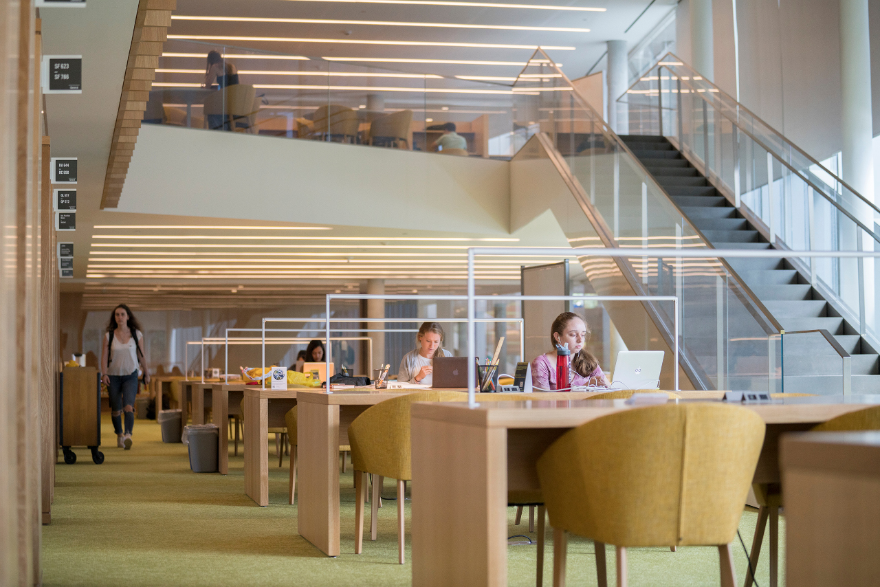 Spacious Study Table Design With Modern Amenities