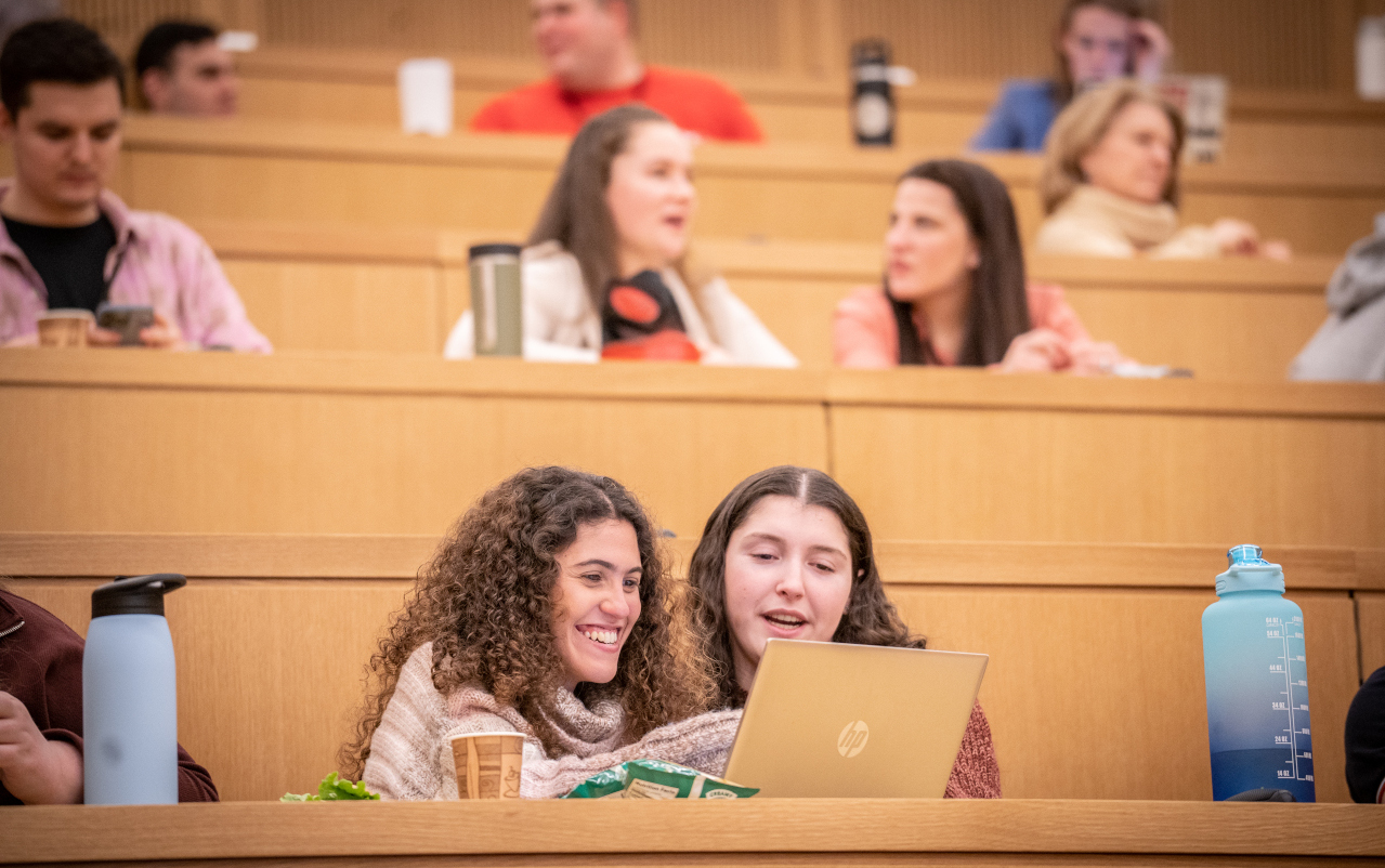 students in lecture hall