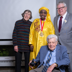 Salmon Award recipient