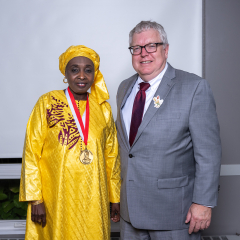 Salmon Award recipient