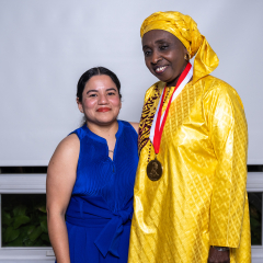 Salmon Award recipient