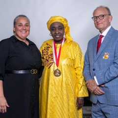 Salmon Award recipient