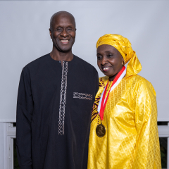 Salmon Award recipient