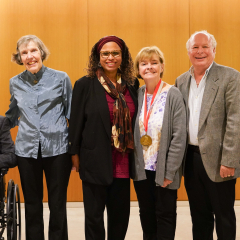 Dr. Manfra Marretta and previous recipients