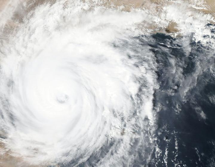 NASA image of a hurricane