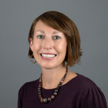 A professional portrait image of Dr. Anna Beaudin.