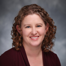A professional portrait image of Dr. Stacy Horner.
