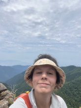 Rachel Davis hiking