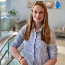A professional portrait image of Dr. Michela Frascoli.