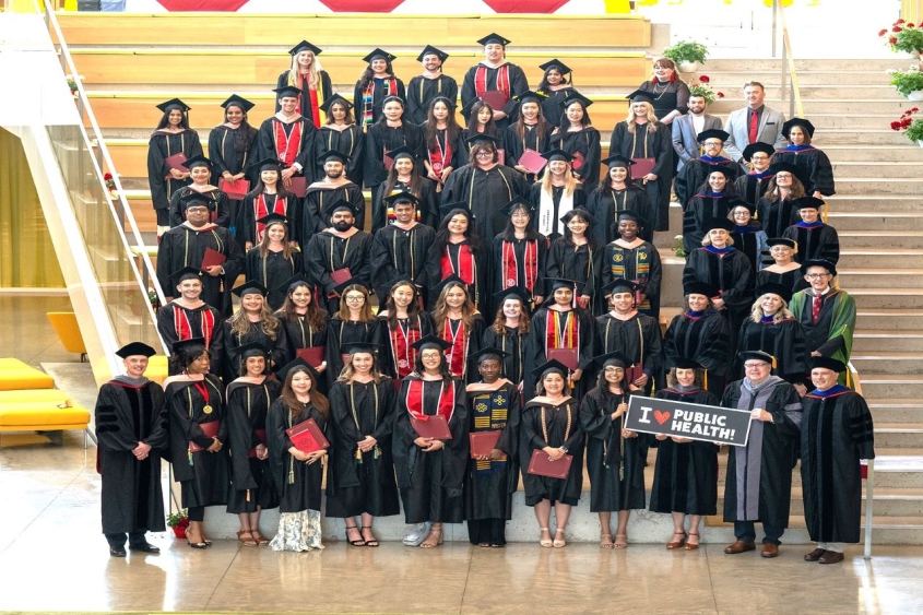 Group photo of the graduating MPH class