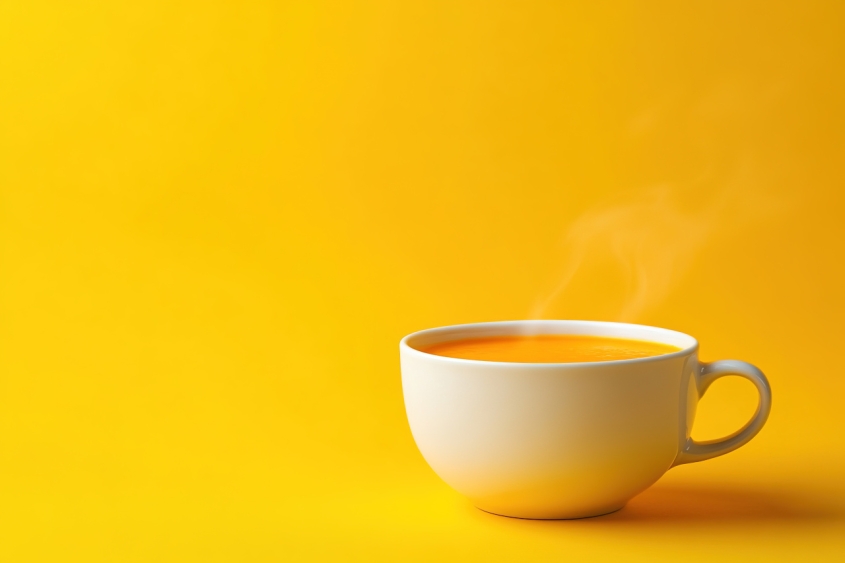 A cup of warm tea or coffee