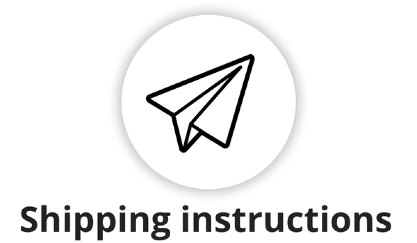 Shipping instructions