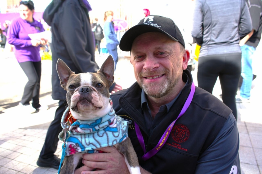 Brian Collins with french bulldog