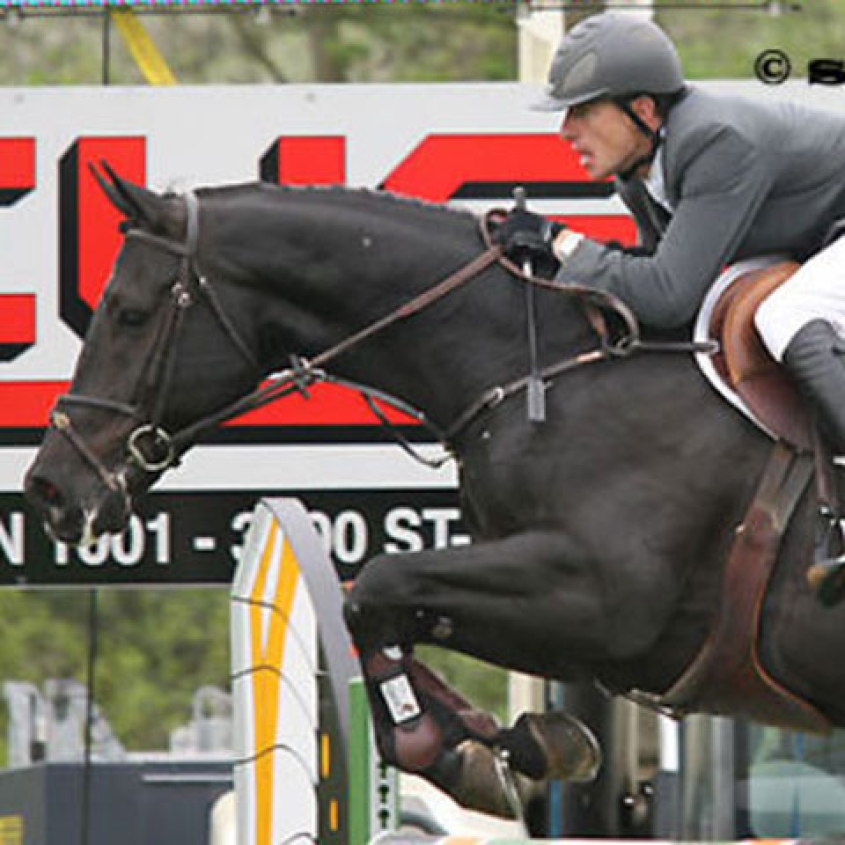 Seacoast Wonderful event jumping with a different rider