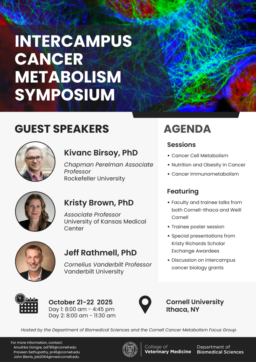 Announcement: Intercampus Cancer Metabolism Symposium