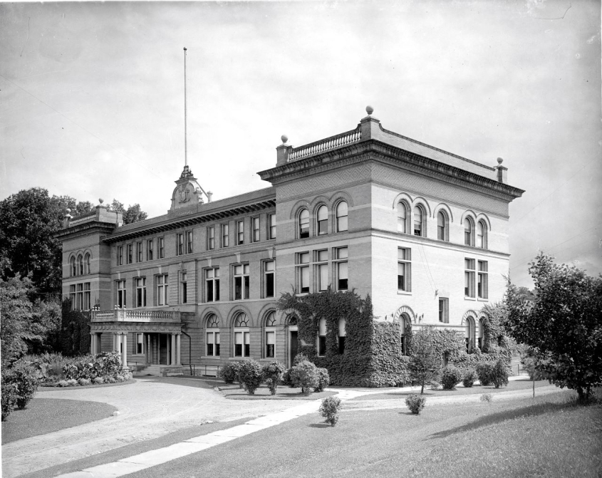 James Law Hall exterior in 1920