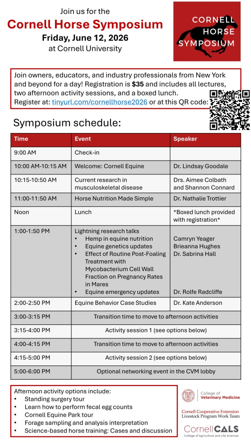 Horse Symposium Flyer
