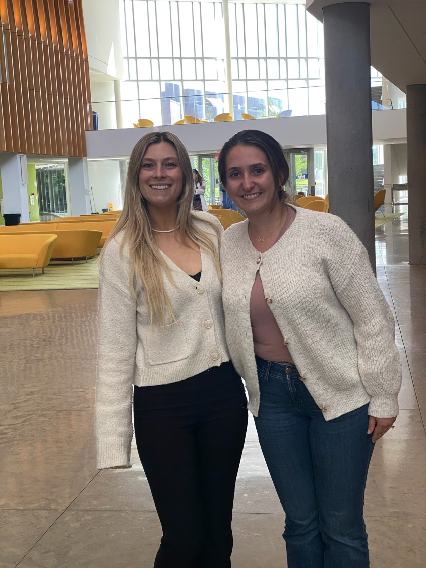 2026/2027 Interns: Dr. Emmanuelle St-Pierre (left) and Dr. Jilla Chamanbahar (right). 