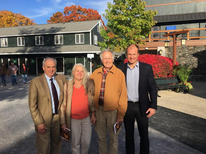 Dr. Doug Antczak poses with members of Zweif