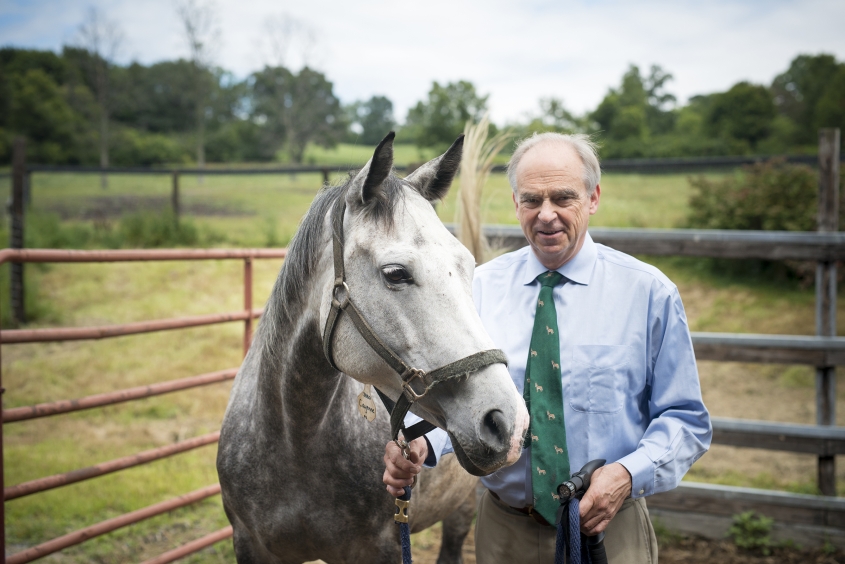 Dr. Antczak and horse