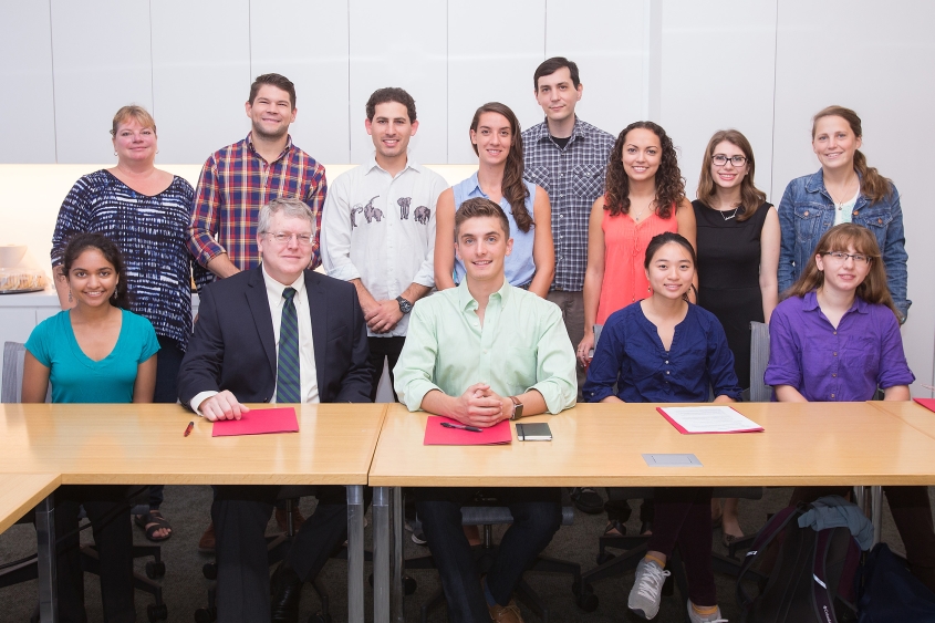 Dean Warnick with symposium organizers