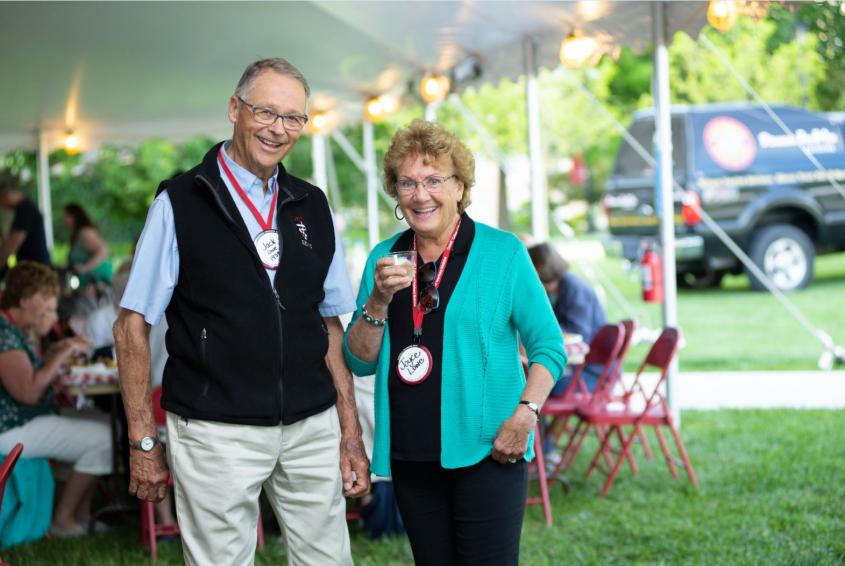 Jack and Joyce Lowe at reunion 2019